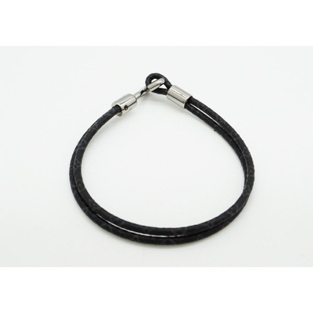 Louis Vuitton Monogram Eclipse Pin Lv Bracelet Bl… - image 2